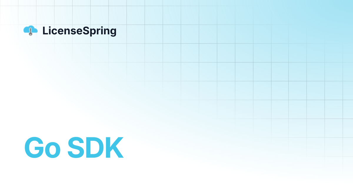Go SDK | LicenseSpring